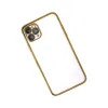 Apple İphone 11 Pro Max Kılıf Razer Lensli Silikon - Gold