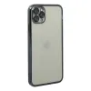Apple İphone 11 Pro Max Kılıf Razer Lensli Silikon - Siyah