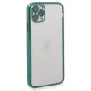 Apple İphone 11 Pro Max Kılıf Razer Lensli Silikon - Yeşil
