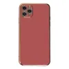 Apple İphone 11 Pro Max Kılıf Volet Silikon - Kırmızı