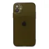 Apple İphone 12 Kılıf Fly Lens Silikon - Siyah