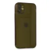 Apple İphone 12 Kılıf Fly Lens Silikon - Siyah
