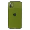 Apple İphone 12 Kılıf Fly Lens Silikon - Yeşil