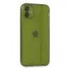 Apple İphone 12 Kılıf Fly Lens Silikon - Yeşil