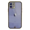 Apple İphone 12 Kılıf Liva Taşlı Silikon - Siyah
