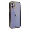 Apple İphone 12 Kılıf Liva Taşlı Silikon - Siyah