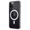 Apple İphone 12 Kılıf Magneticsafe Şeffaf Silikon - Şeffaf