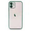 Apple İphone 12 Kılıf Razer Lensli Silikon - Yeşil