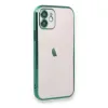 Apple İphone 12 Kılıf Razer Lensli Silikon - Yeşil