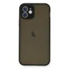 Apple İphone 12 Mini Kılıf Montreal Silikon Kapak - Siyah