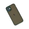 Apple İphone 12 Mini Kılıf Montreal Silikon Kapak - Yeşil