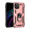 Apple İphone 12 Mini Kılıf Sofya Yüzüklü Silikon Kapak - Rose