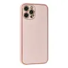 Apple İphone 12 Pro Kılıf Coco Karbon Silikon - Pembe