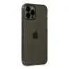 Apple İphone 12 Pro Kılıf Fly Lens Silikon - Siyah