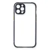 Apple İphone 12 Pro Kılıf Miami Şeffaf Silikon - Lacivert