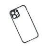Apple İphone 12 Pro Kılıf Miami Şeffaf Silikon - Lacivert
