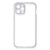 Apple İphone 12 Pro Kılıf Miami Şeffaf Silikon - Lila