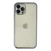 Apple İphone 12 Pro Kılıf Razer Lensli Silikon - Lacivert