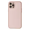 Apple İphone 12 Pro Max Kılıf Coco Karbon Silikon - Pembe