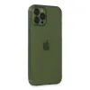 Apple İphone 12 Pro Max Kılıf Fly Lens Silikon - Yeşil