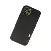 Apple İphone 12 Pro Max Kılıf Loop Deri Silikon - Siyah