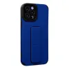 Apple İphone 12 Pro Max Kılıf Mega Standlı Silikon - Mavi