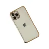Apple İphone 12 Pro Max Kılıf Razer Lensli Silikon - Gold