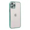 Apple İphone 12 Pro Max Kılıf Razer Lensli Silikon - Yeşil