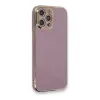 Apple İphone 12 Pro Max Kılıf Volet Silikon - Mor