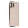 Apple İphone 12 Pro Max Kılıf Volet Silikon - Pembe