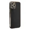 Apple İphone 12 Pro Max Kılıf Volet Silikon - Siyah