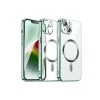 Apple İphone 13 Kılıf Kross Magneticsafe Kapak - Koyu Yeşil