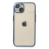 Apple İphone 13 Kılıf Razer Lensli Silikon - Lacivert