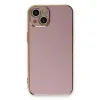 Apple İphone 13 Kılıf Volet Silikon - Mor