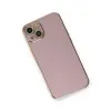 Apple İphone 13 Kılıf Volet Silikon - Mor