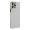 Apple İphone 13 Pro Kılıf Anka Pc Sert Metal Kapak - Şeffaf