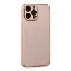 Apple İphone 13 Pro Kılıf Coco Deri Silikon Kapak - Pembe