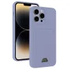 Apple İphone 13 Pro Kılıf Kelvin Kartvizitli Silikon - Lila