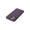Apple İphone 13 Pro Max Kılıf Anka Pc Sert Metal Kapak - Mor