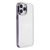 Apple İphone 13 Pro Max Kılıf Element Silikon - Mor