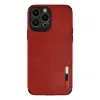 Apple İphone 13 Pro Max Kılıf Loop Deri Silikon - Kırmızı