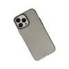 Apple İphone 13 Pro Max Kılıf Modos Metal Kapak - Siyah