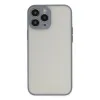 Apple İphone 13 Pro Max Kılıf Montreal Silikon Kapak - Gri