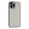 Apple İphone 13 Pro Max Kılıf Montreal Silikon Kapak - Gri