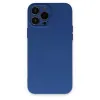Apple İphone 13 Pro Max Kılıf Nano İçi Kadife Silikon - Lacivert