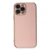 Apple İphone 13 Pro Max Kılıf Volet Silikon - Pembe