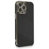 Apple İphone 13 Pro Max Kılıf Volet Silikon - Siyah