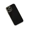 Apple İphone 13 Pro Max Kılıf Volet Silikon - Siyah