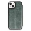 Apple İphone 14 Kılıf Flip Cover - Koyu Yeşil