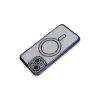 Apple İphone 14 Kılıf Joke Simli Magneticsafe Kılıf - Lacivert